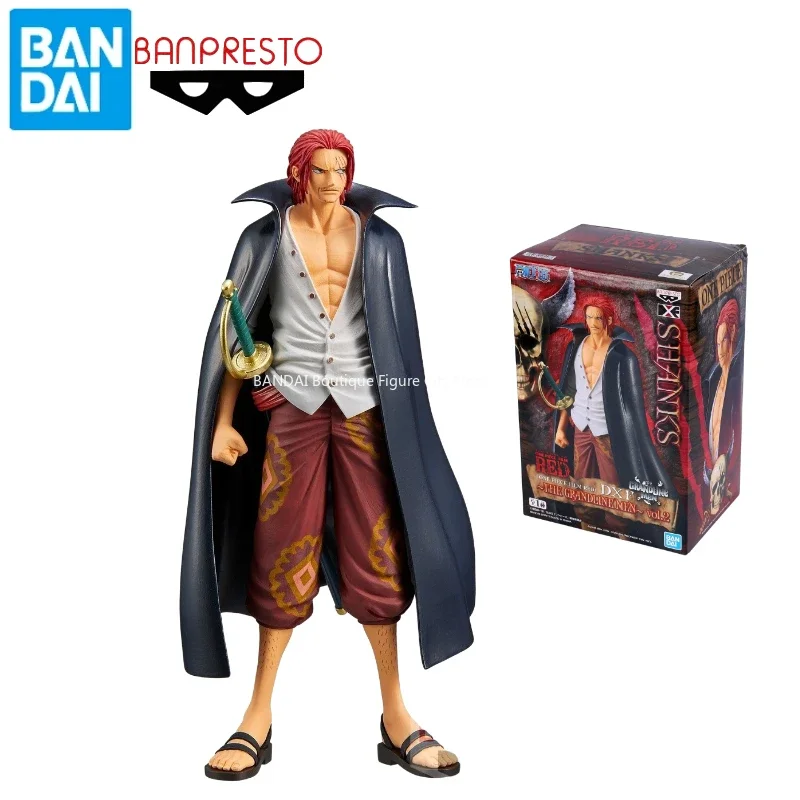 En Existencia, Nuevo, BANDAI BANPRESTO DXF Set THE GRANDLINE MEN FILM RED Vol.2 Shanks - Figura Articulada de Colección, Regalo