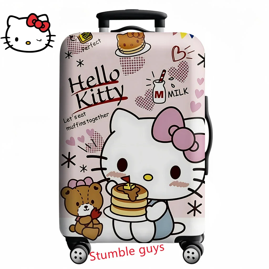 Demon Hunters Anime Kpop Gepäckabdeckung, passend für 18–32 Zoll Koffer, weicher Schutz