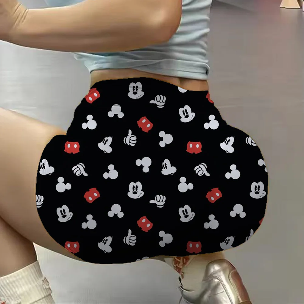 Pantaloncini da yoga push up senza cuciture Topolino per donna a vita alta allenamento fitness estivo corsa ciclismo sport pantaloncini da palestra Muj