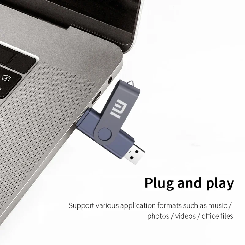 Xiaomi 2 TB USB 3.2 Flash-Laufwerke Hochgeschwindigkeitsübertragung Metall Pendrive Speicherkarte Typ-C-Schnittstelle Pendrive Flash Wasserdichter Stick