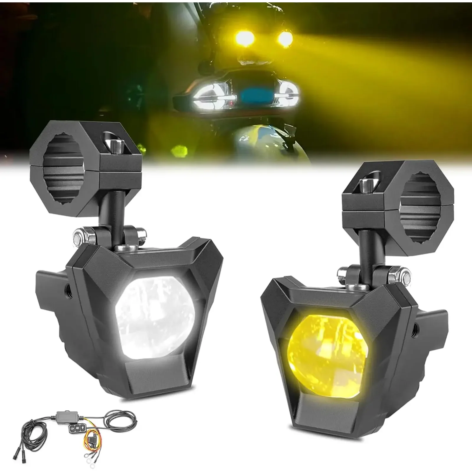 Противотуманные фары, алюминиевые, без противотуманных фар в сборе, дополнительная светодиодная фара для мотоцикла, цена