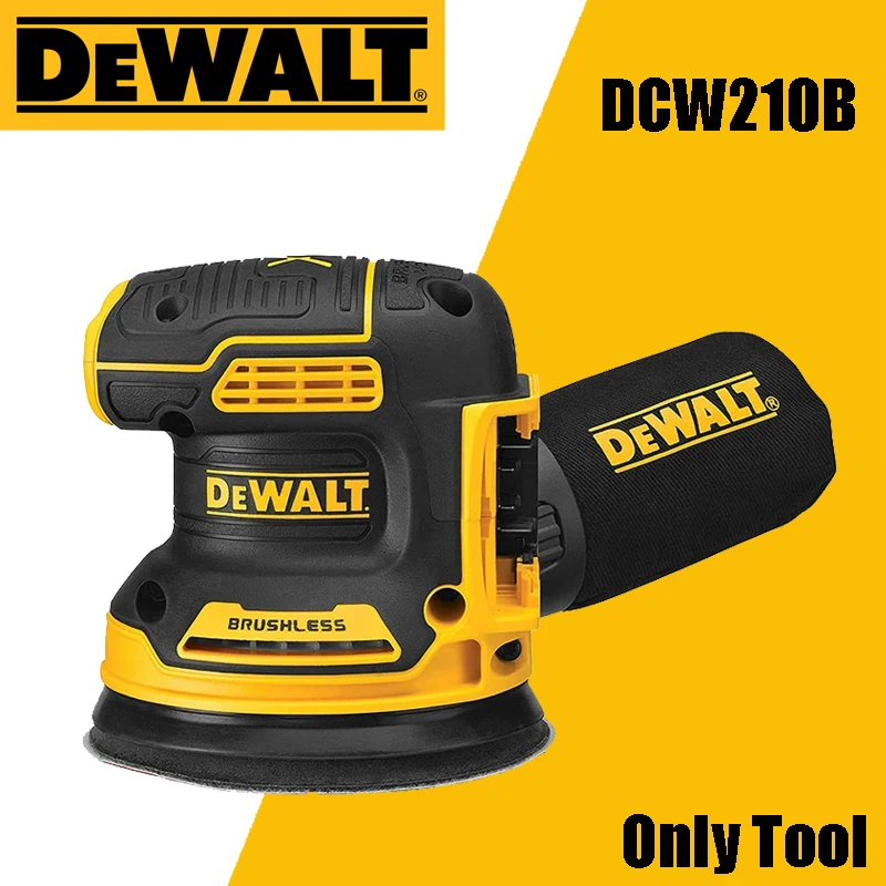 DEWALT  DCW210 Brushless Orbital Sander 20V MAX Lithium 5Inch Handheld Vibration Polishing Power Tools