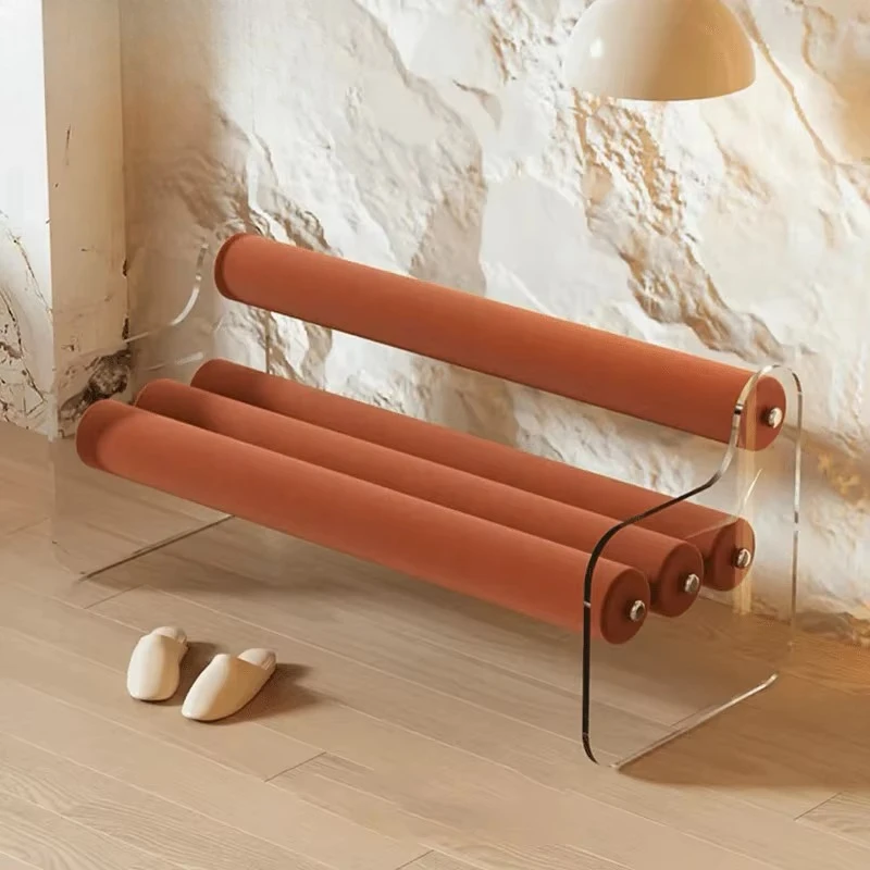 

FURNITURE Home Furniture Hotel Bedroom Bed End Stool Acrylic Fabric Chairs for Dining Table