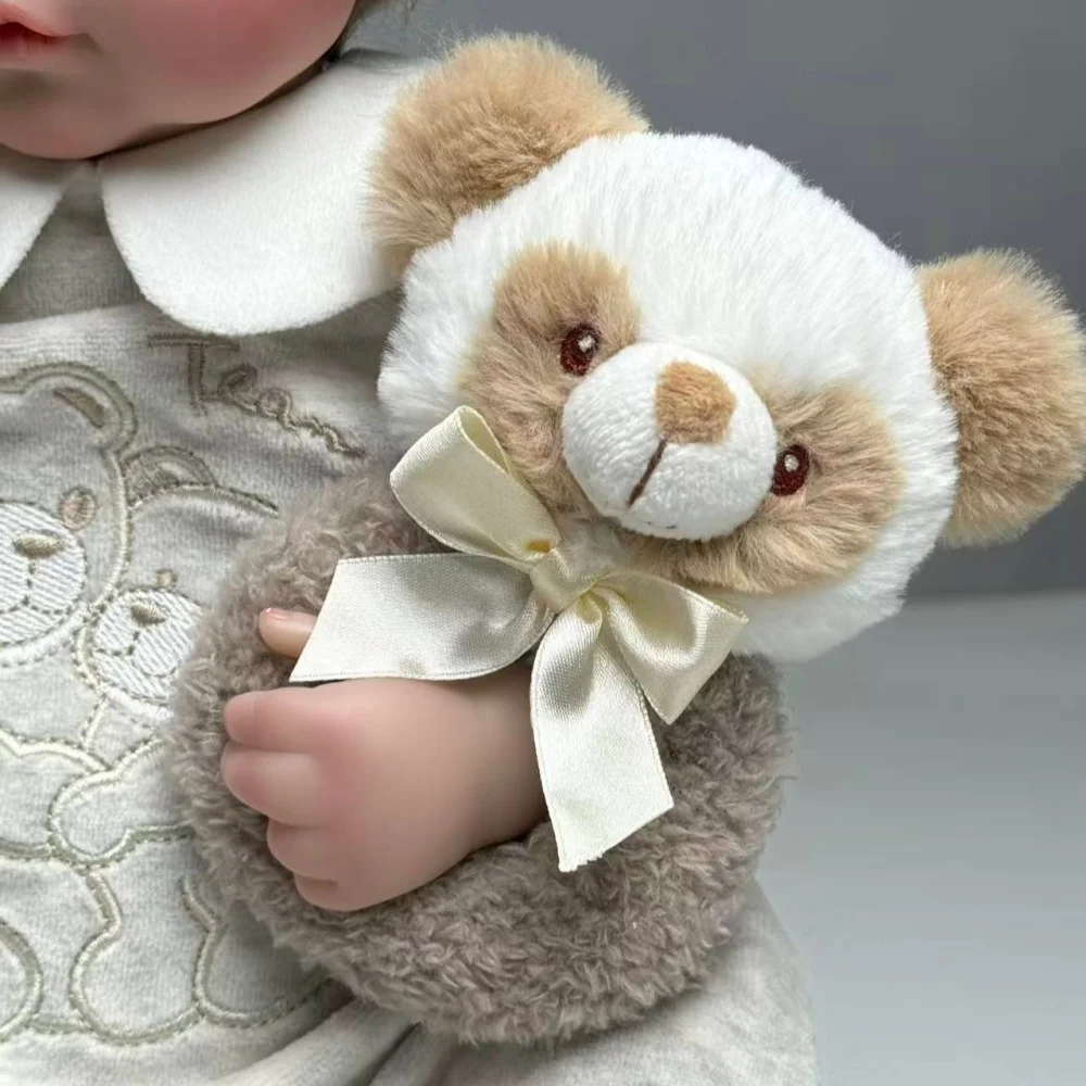 Cloveray 11 سنتيمتر تولد من جديد الطفل إكسسوارات دمي جرو دمية دب معصمه Kawaii أفخم الحيوان معصمه إكسسوارات دمي الديكور