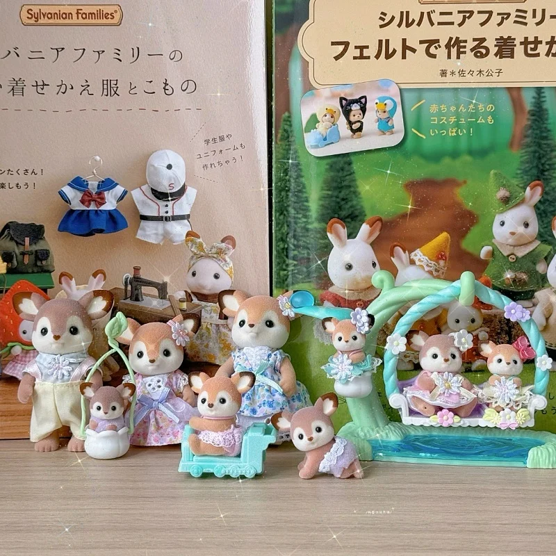 Hete Sylvanische Families Anime Figuur Model Speelgoed Hert Familie Kawaii Schattige Pop Hanger Grove Families Kamer Ornamenten Verjaardagscadeaus