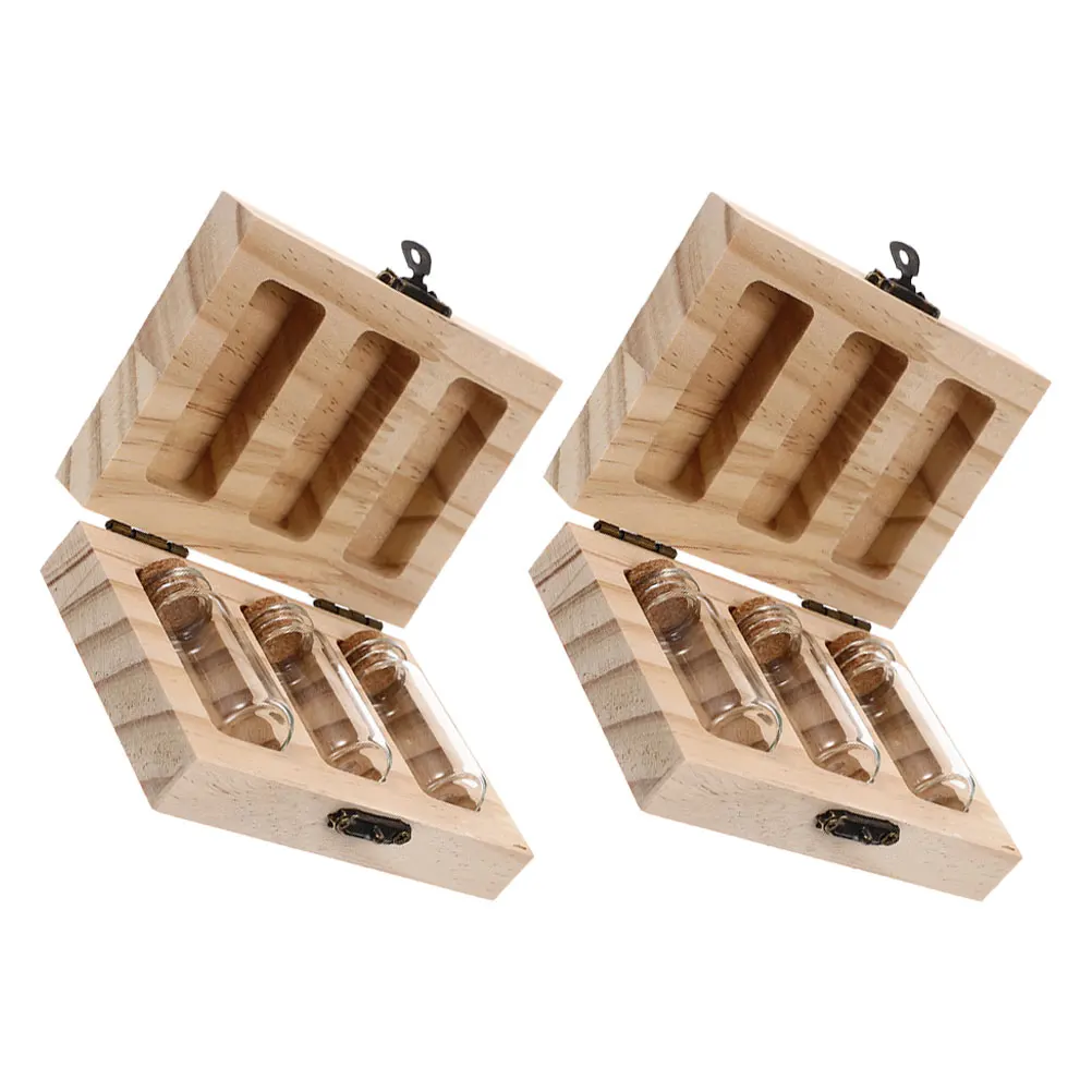 

1 set Baby Umbilical Cord Keepsake Box Wooden Storage First Haircut Tooth Saver Tooth Saver Newborn Preservation