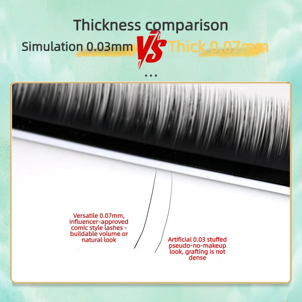 Adhesive-free 0.03 Ultra-Thin  Camellia  Lashes | Realistic Seamless Blooming Fluffy Matte Extensions – lash Salon