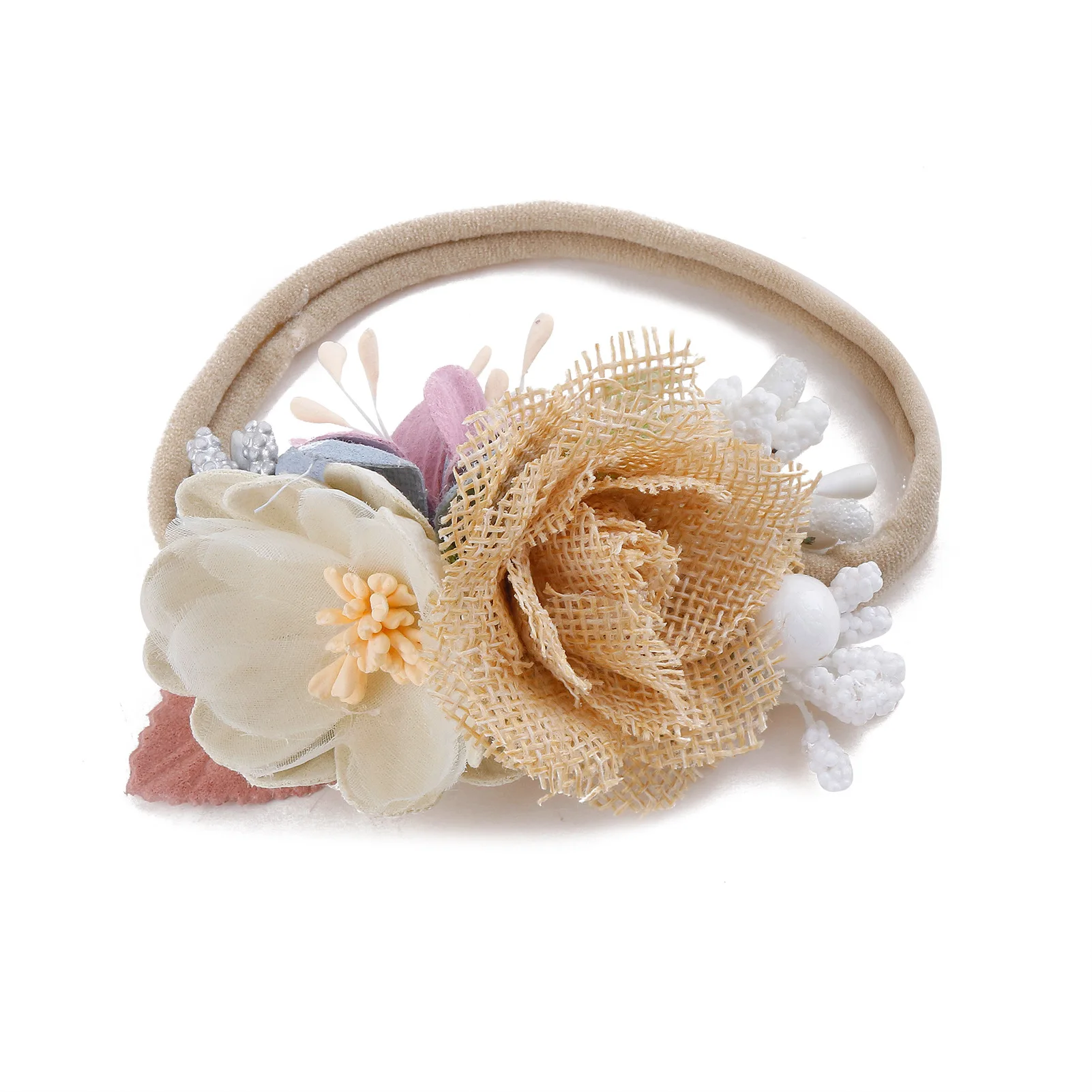 Baby Princess style Flower Headband Headwear baby girl Hair Versatile Baby Flower Hair Dressing Bands 0-6 years old