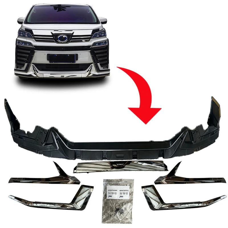 

For For Vellfire Premium Car Bumper Upgrade With Willfa Mona Lisa Front Lip New Condition2025