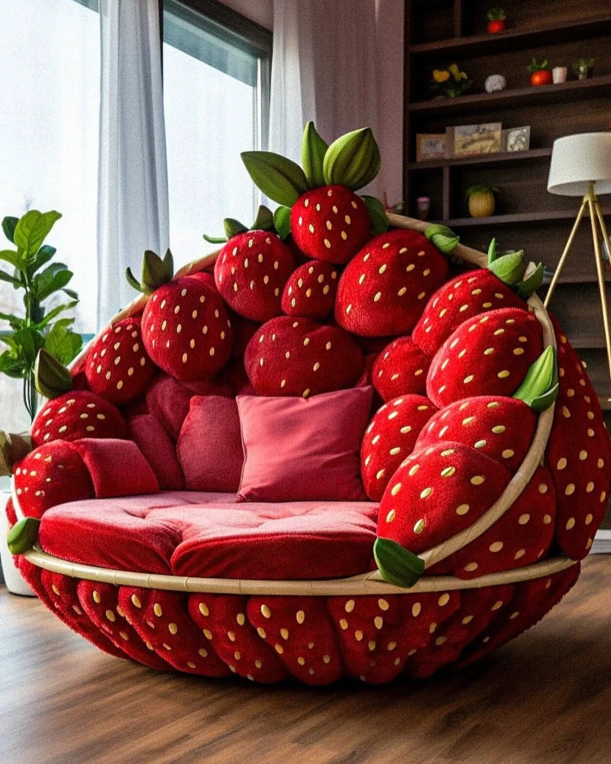 Fruit customized special-shaped sofa single sofa to figure customized modeling sofa