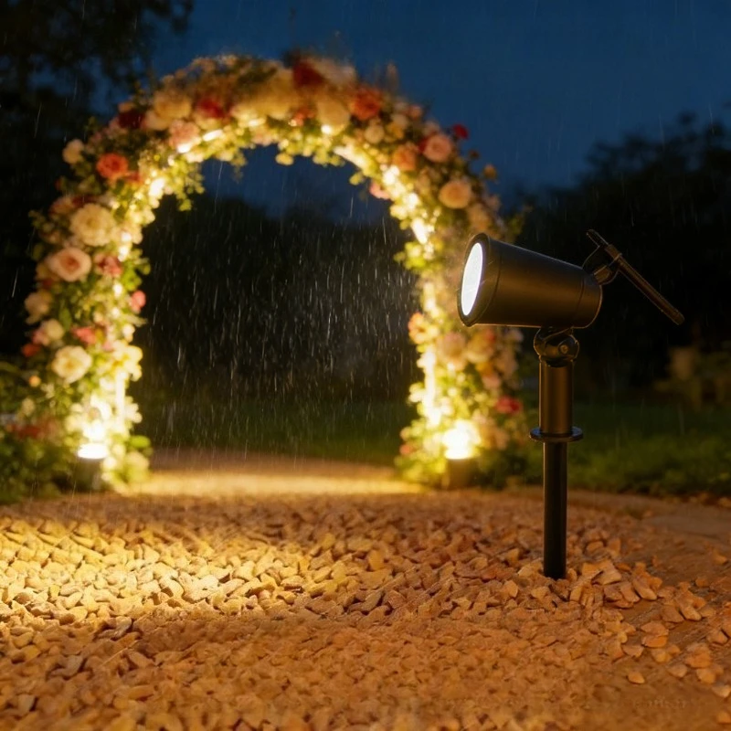 9 LEDs Solar Spotlights,Outdoor IP65 Waterproof,Spot Lights,Brightness Adjustable for Garden Backyard Driveway Patio Law Decor
