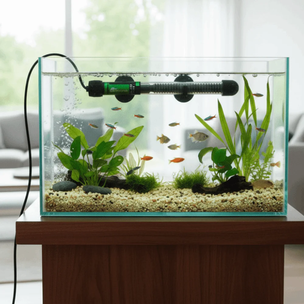 

25W-300W Aquarium Submersible Heater Adjustable Temperature Low Water Level Fish Tank Heating Rod with Sucker