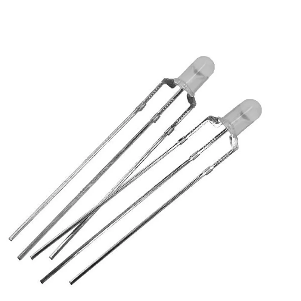 

3 мм туманный красный зеленый красный синий зеленый двухцветный индикатор с общими светодиодными бусинами Инь и Ян