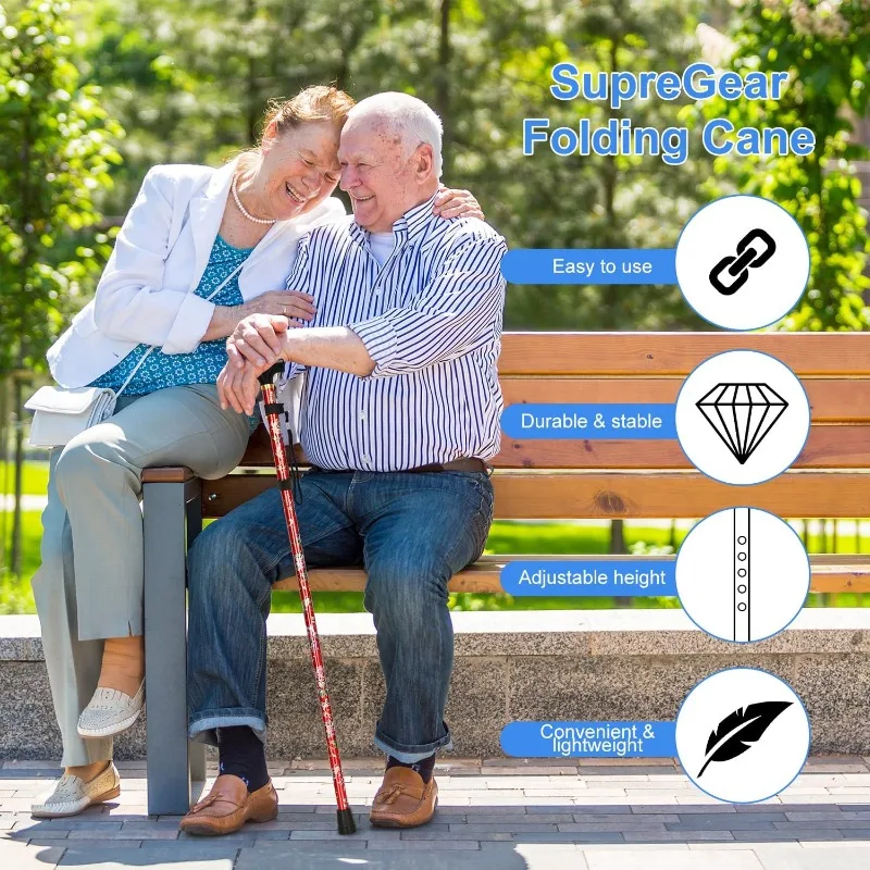 Adjustable Foldable Walking Stick 6