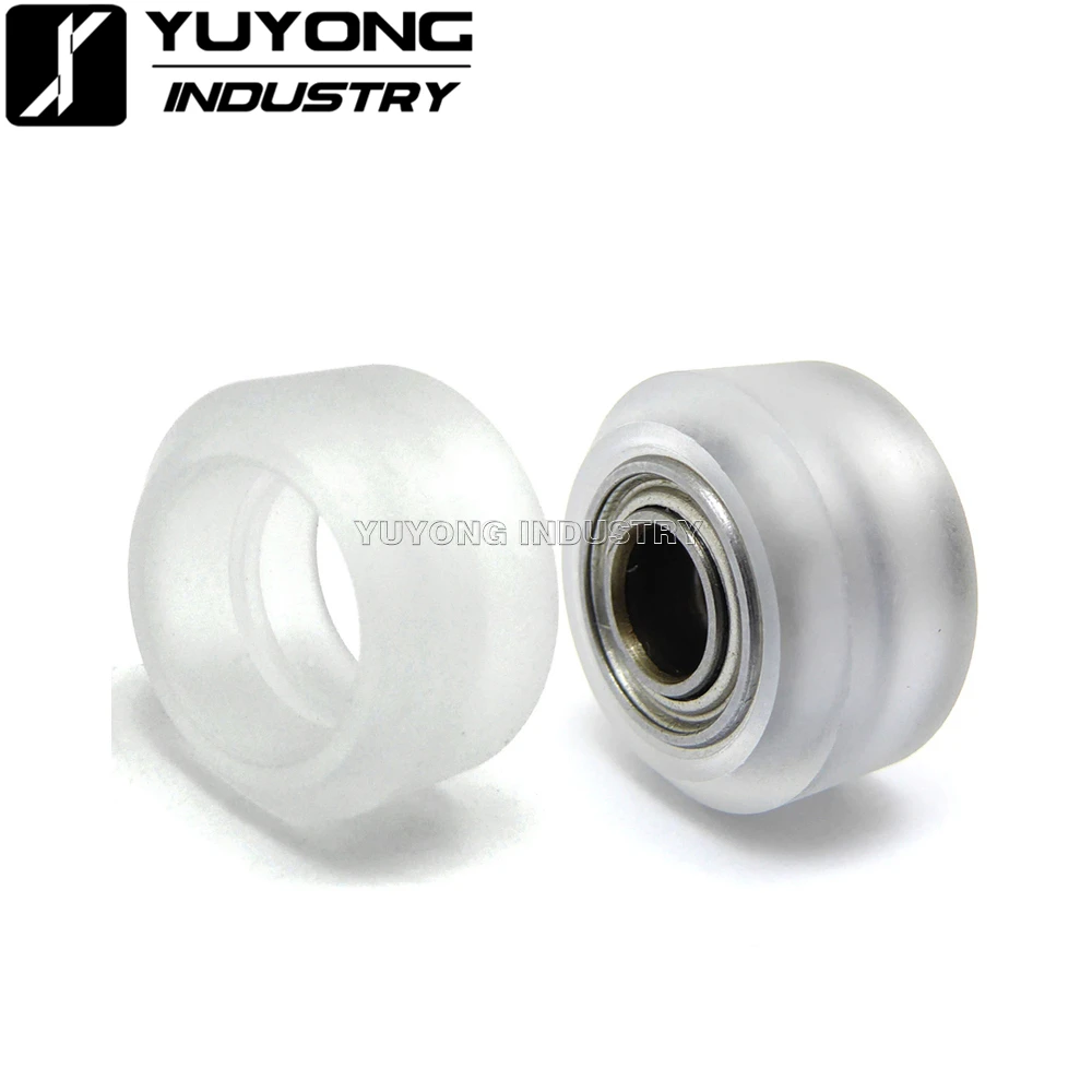 High precision CNC clear Polycarbonate Xtreme Mini v wheel Assy for V-slot linear rail,C-Beam Rail,3D printer parts