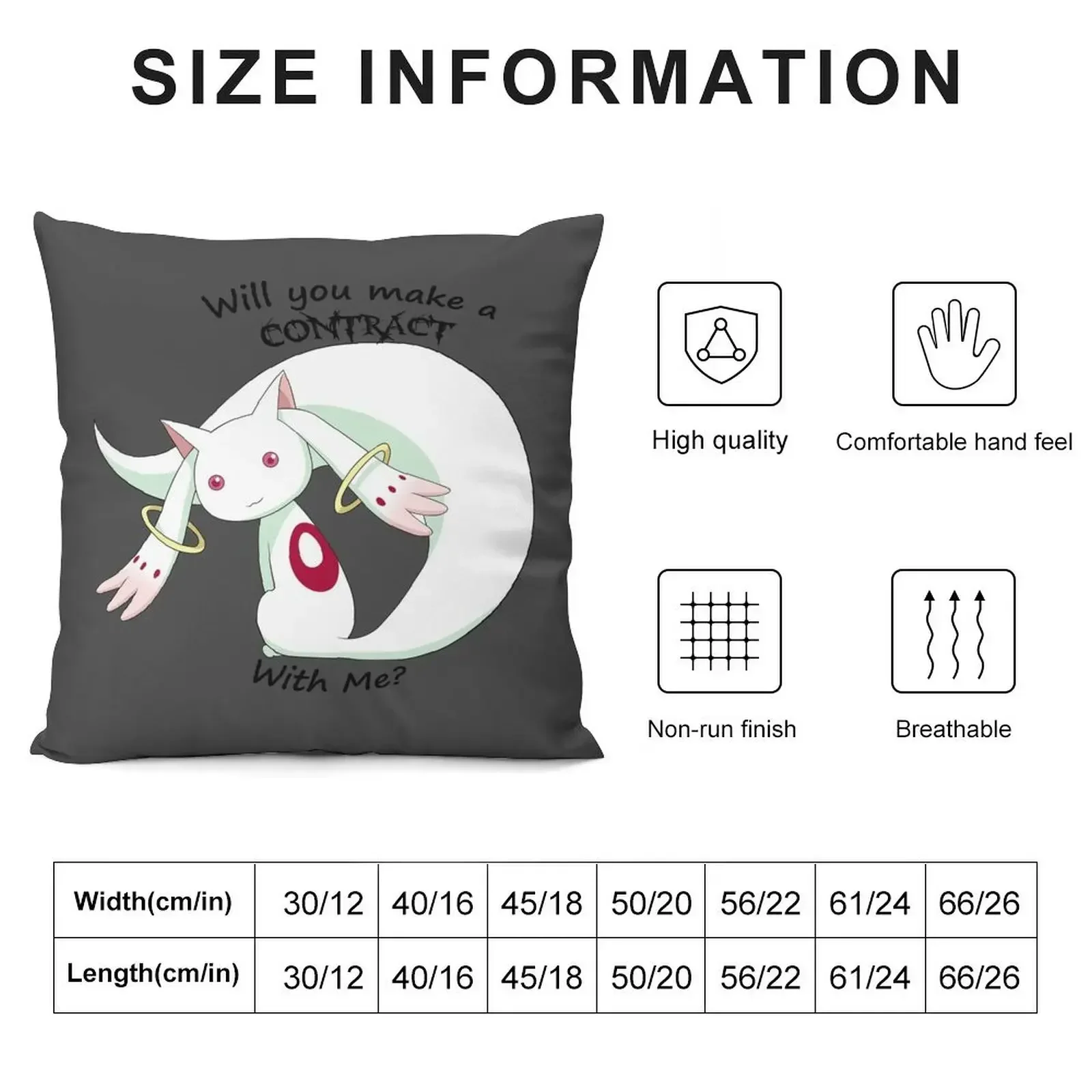 kyubey Throw Pillow luxury home accessories sleeping pillows pillow