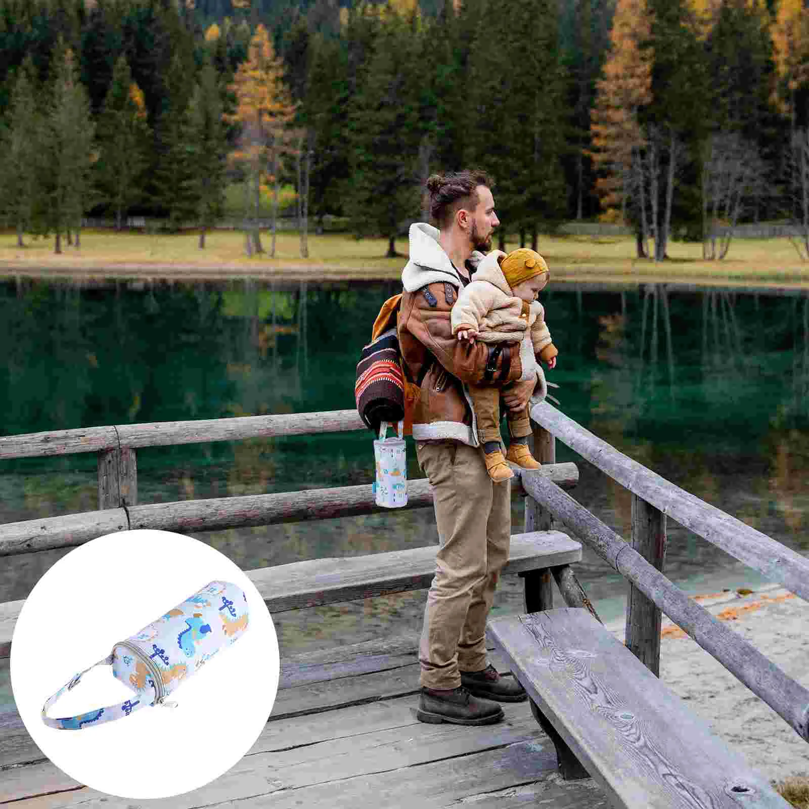 

Travel Baby Bottle Bag Thermal Breast Milk Warmer for Feeding Pouch Lanyard Mother Breastmilk