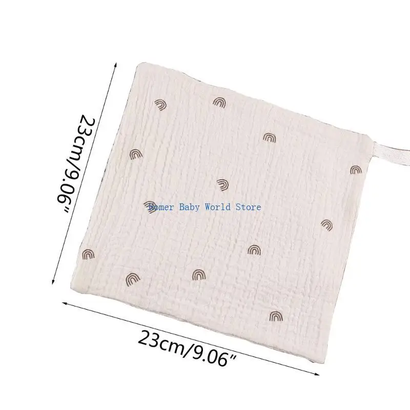 B2QD 10 قطع متعددة الاستخدام مناديل وجه للأطفال قابلة للتنفس من القطن