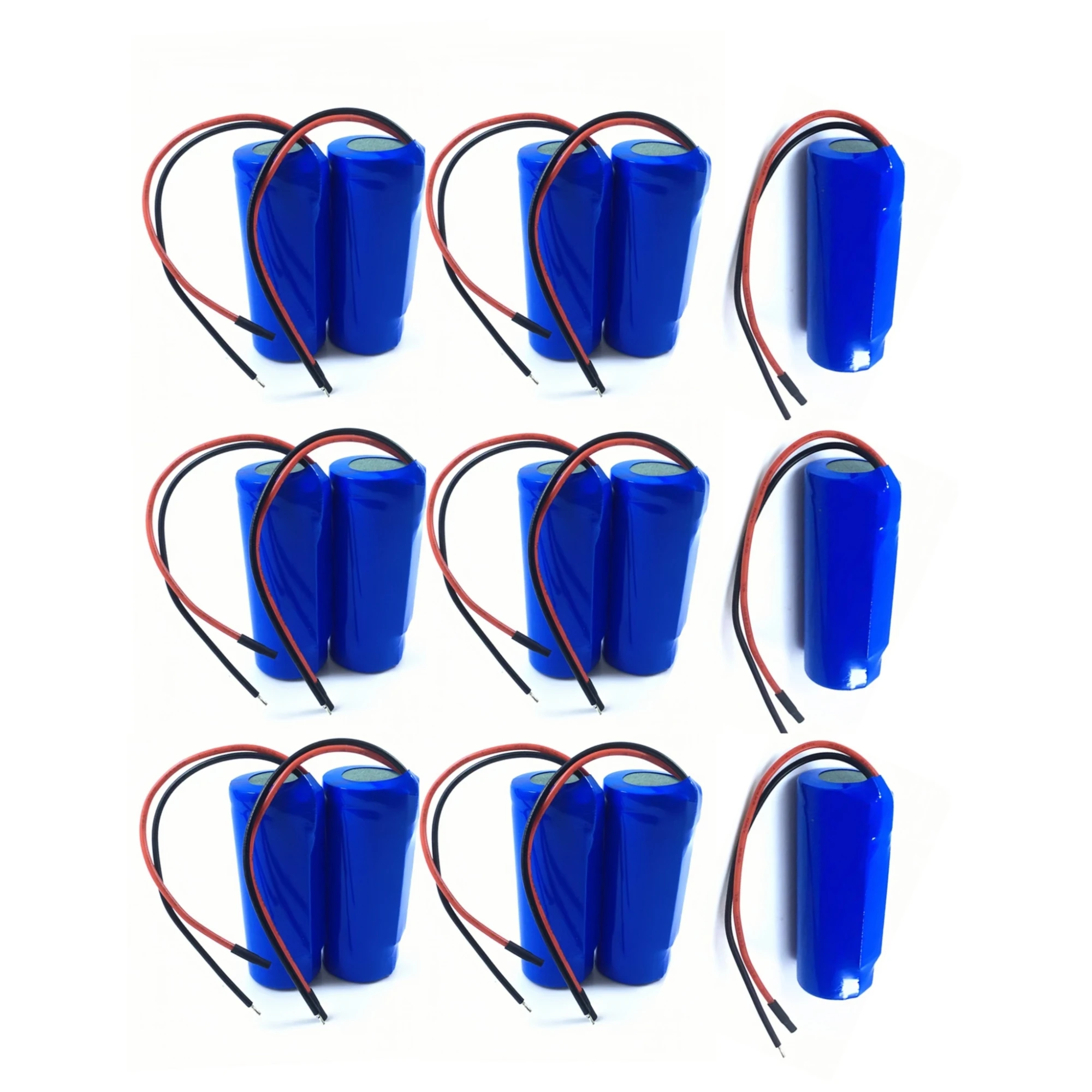 

15PCS 18500 LiFePO4 Battery 3.2V 1200mAh with electric wire for Flashlight Juicer Loudspeaker Video game console Wireless mouse