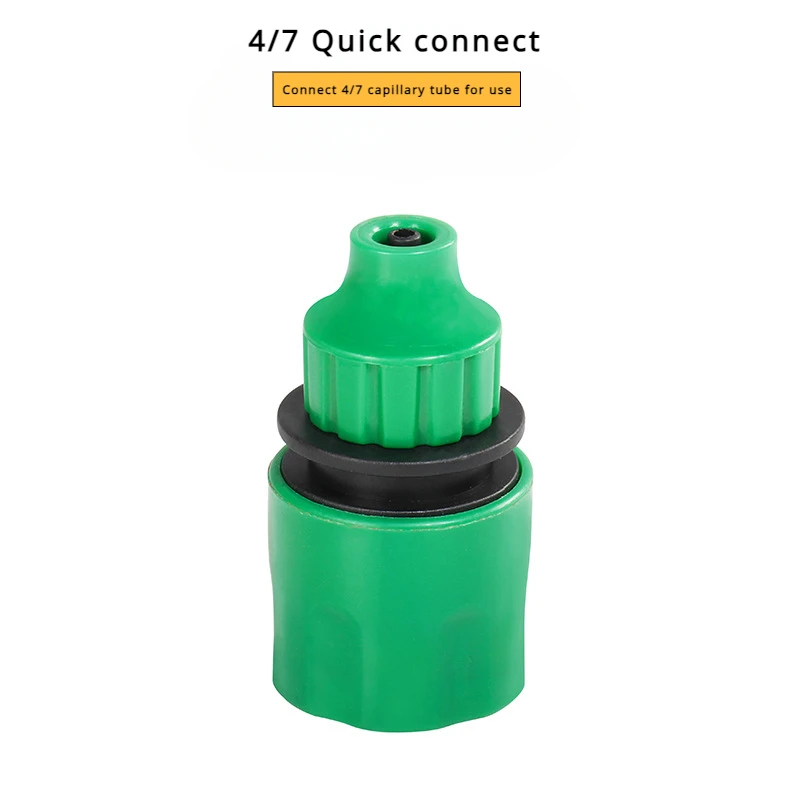 5pcs 4/7 capillary quick connection 3/8 quick connection garden drip irrigation car wash water gun hose connector image 6