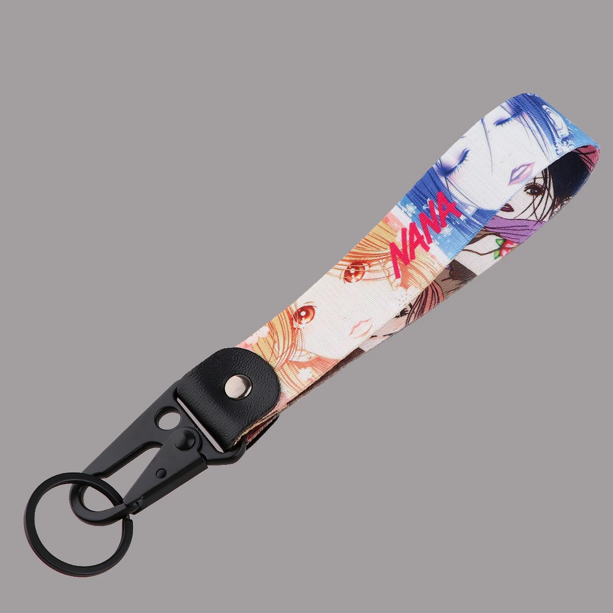 

Japanese Anime NA-NA Car Keychain Short Lanyard Wrist Straps Motorcycle Keyring Key Holder Accessories Fashion Jewelry Gifts