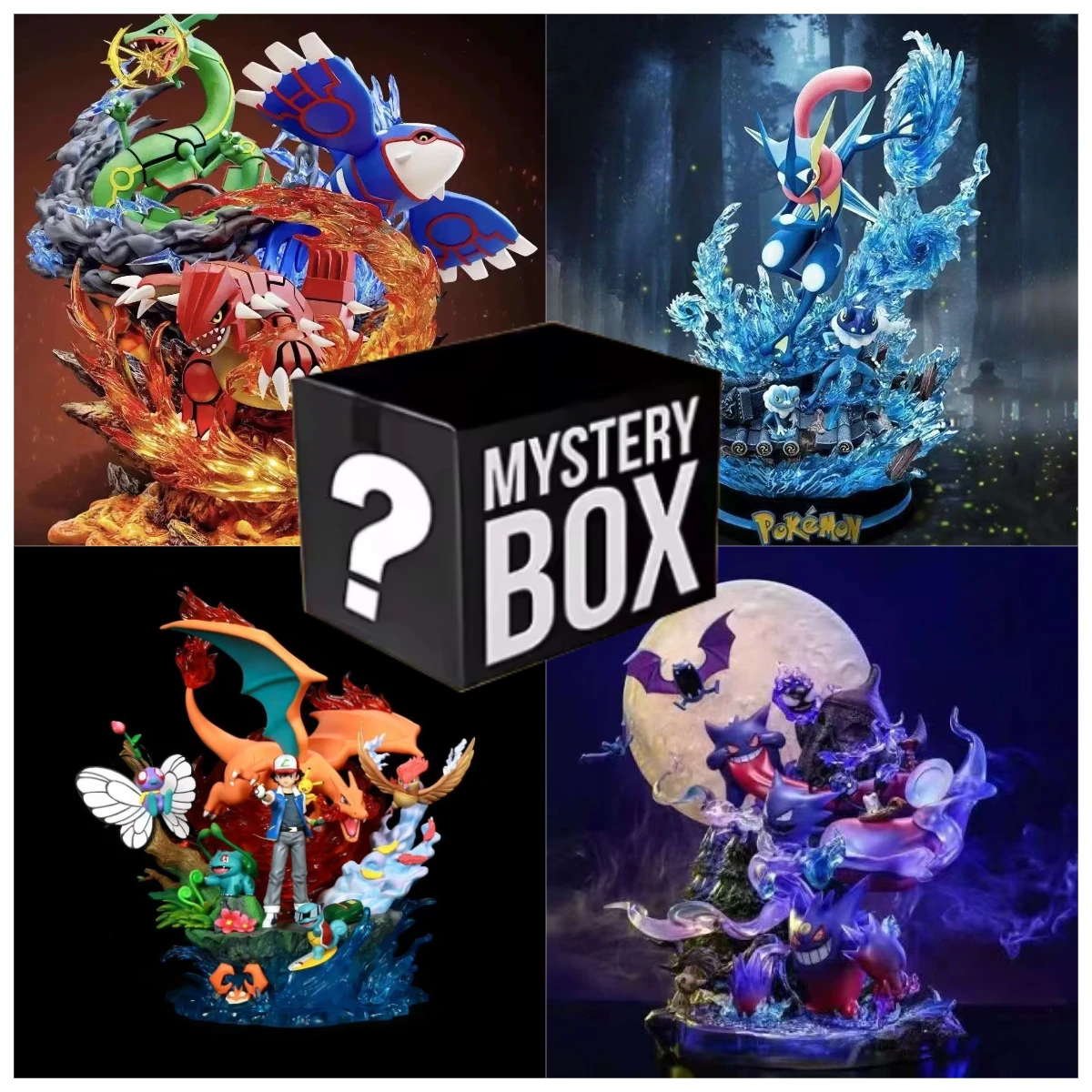 

Pokemon Surprise Box! 5 Style Random Figure Capsule Toy, Unboxing Fun Mystery Gift for Kids & Collectors