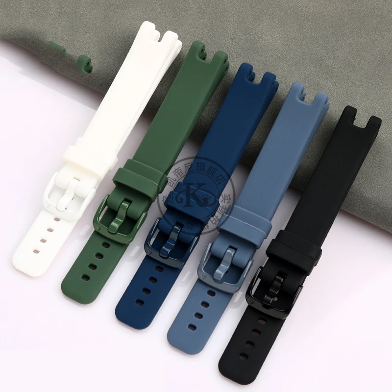 Genuine Leather Watchband Straps Sports Silicone Stainless Steel Belt For Garmin Lily Smart Watch Accessories Women\'s Bracelet