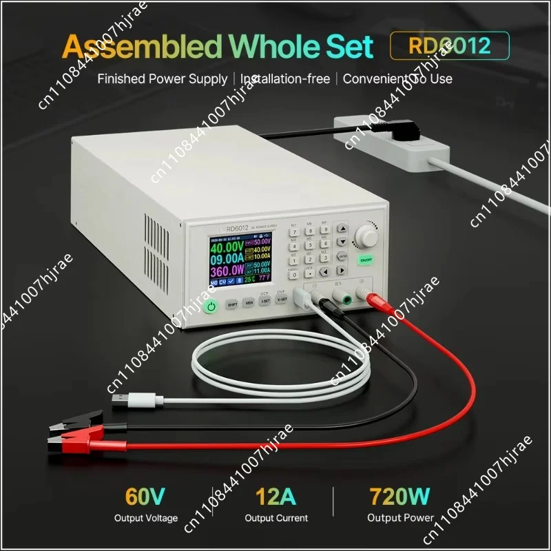 RD6012 Assembled AC-DC Bench Power Supply USB Digital Control 60V 12A Adjustable Voltage Source For Lab Test & Battery Charging