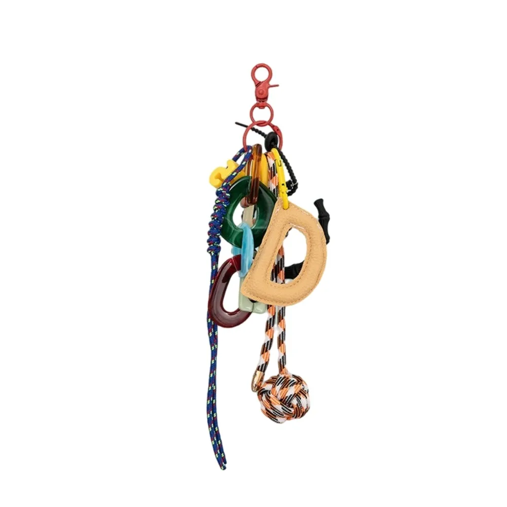 

Uppercase English Letter PU Keychain 26 Letter A to Z Combination Name Letter PU Leather Pendant High-end Backpack Decor