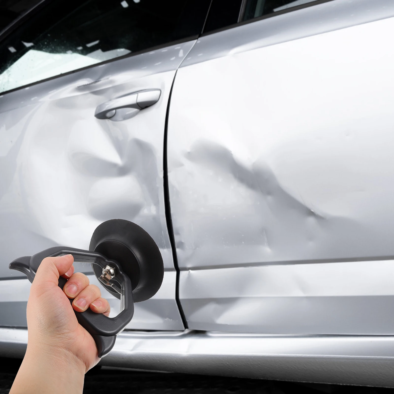 

Car Dent Remover Large Black Repair Tool Strong Suction Cup Various Models Easy Use Car Body Dent Removal Tools Small Pit Puller
