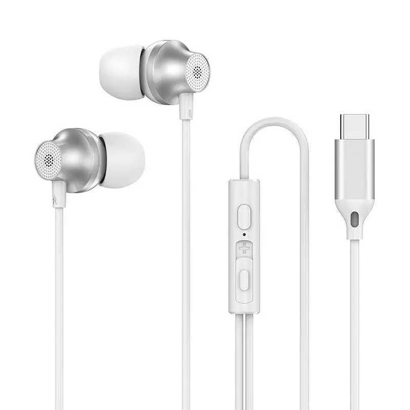 USB C Tai Nghe Nhét Tai Đồng Driver Hifi Tai Nghe Thể Thao-Tai Loại-C Dây Điều Khiển Tai Nghe Bass Âm Nhạc tai Nghe Dành Cho MP3 Điện Thoại