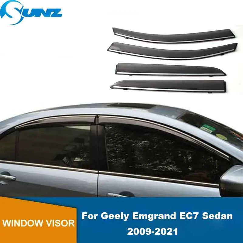 

Window Deflector Visor Rain Guard For Geely Emgrand EC7 Sedan 2009 2010 2011 2012 2013 2014 2015 2016 2017 2018 2019 2020 2021