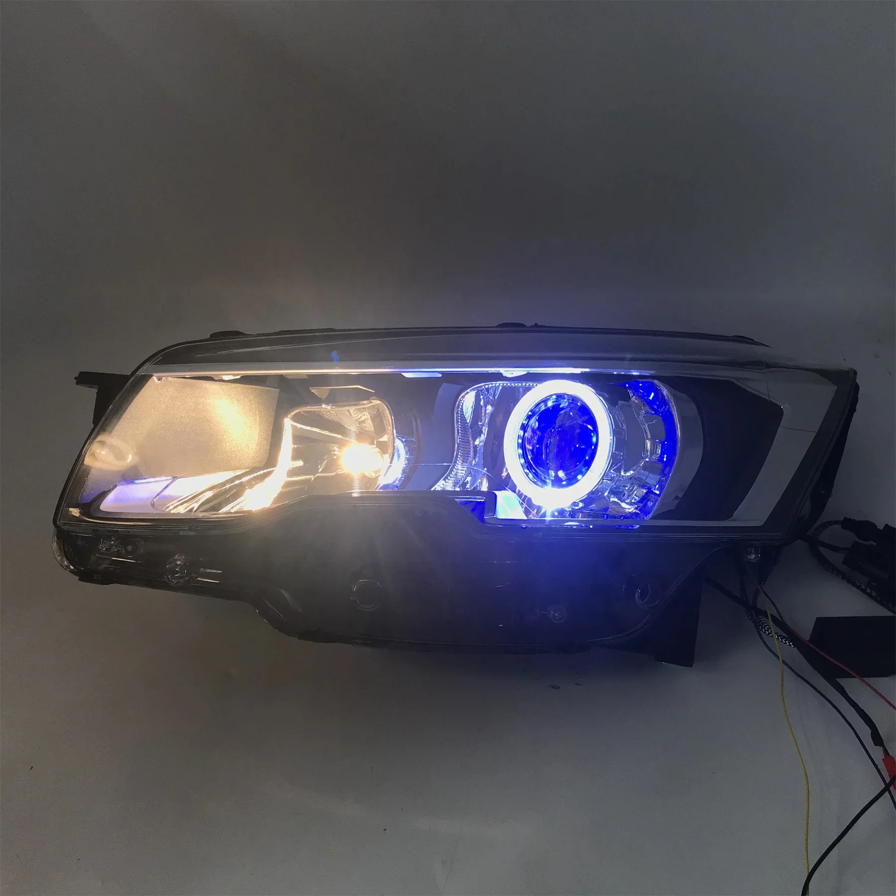 LED HID Headlight for Peugeot 508 Angel Eye DRL Daytime Running Light Turn Signal with Projector Lens accesorios para auto