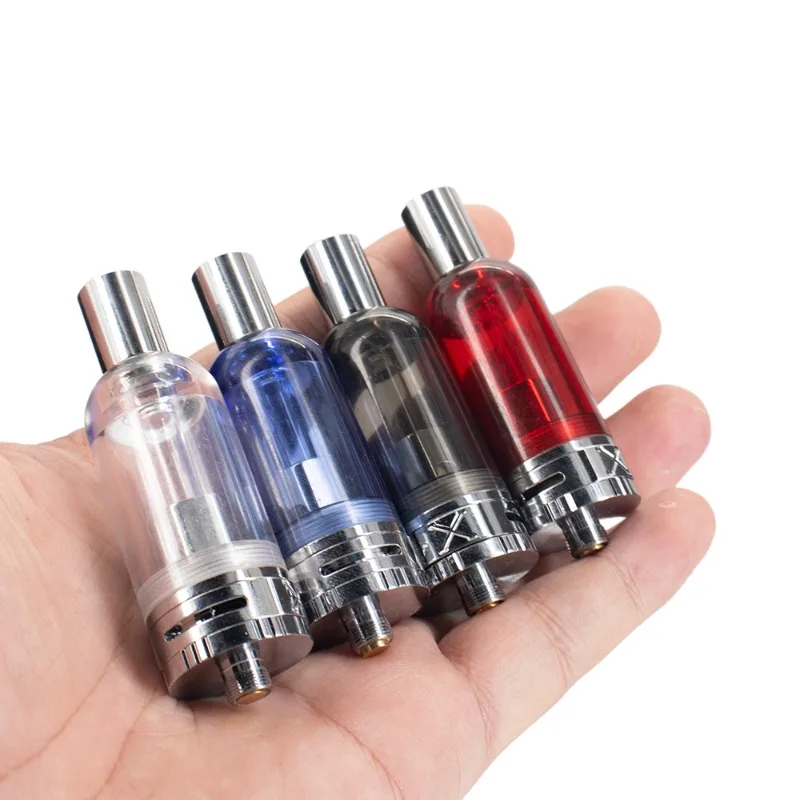 5pcs/lot S22 Rebuildable Atomizer 22mm 4ml 510 Thread Glass Vape Tank Bottom Refill E-cigarette Vape Pen Vaper Atomizers Smoke