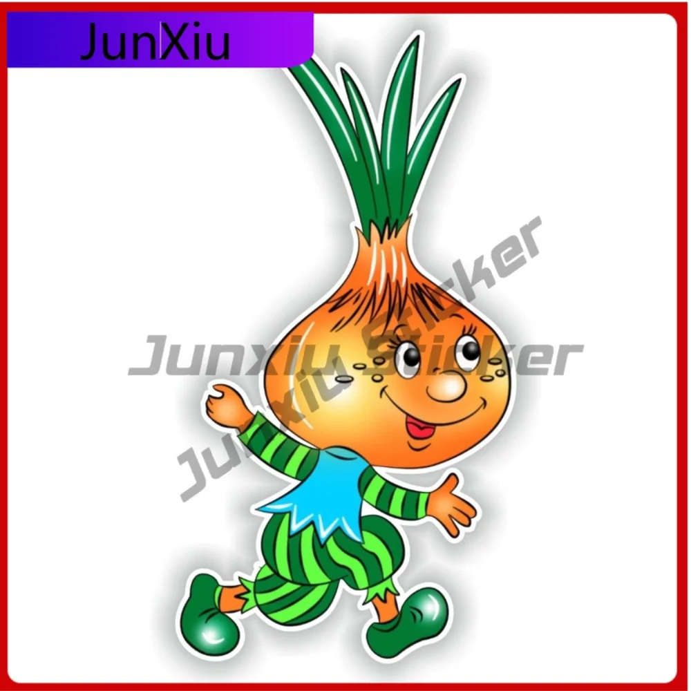 

Onion Cipolla Zwiebel Oignon Funny Vinyl Pictures Cartoon Stickers Funny Car Decoration Stickers Graphic Vinyl Decals Personalis
