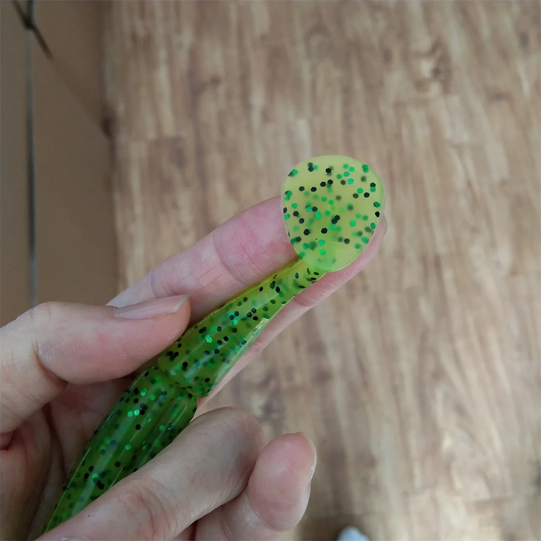 4 قطعة 11 سنتيمتر 11.8 جرام Pesca الصيد السحر Leurre Souple لينة باس سيليكون الطعم Isca الاصطناعي الصيد المتذبذب