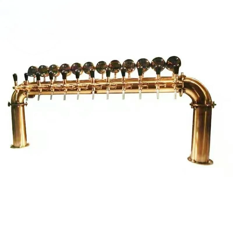 Stainless steel door type wine column, restaurant bar draft beer machine beer faucet