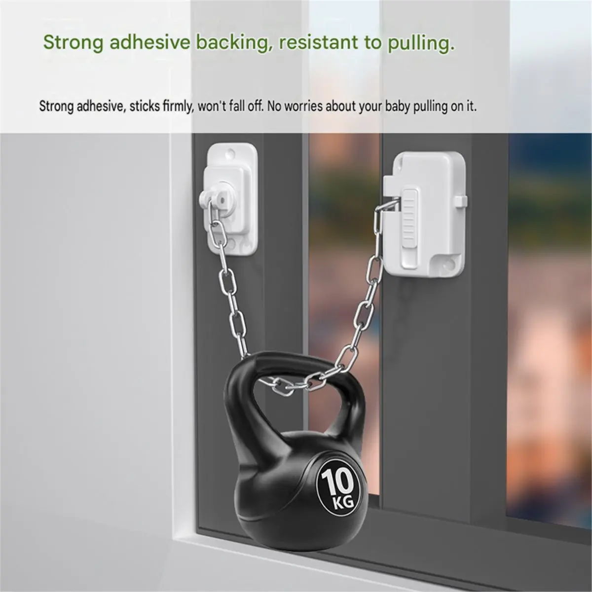 【MUST-HAVE LIST】 Adjustable Window Security Locks for UPVC & Wooden Frames, Self-Adhesive, No Drilling