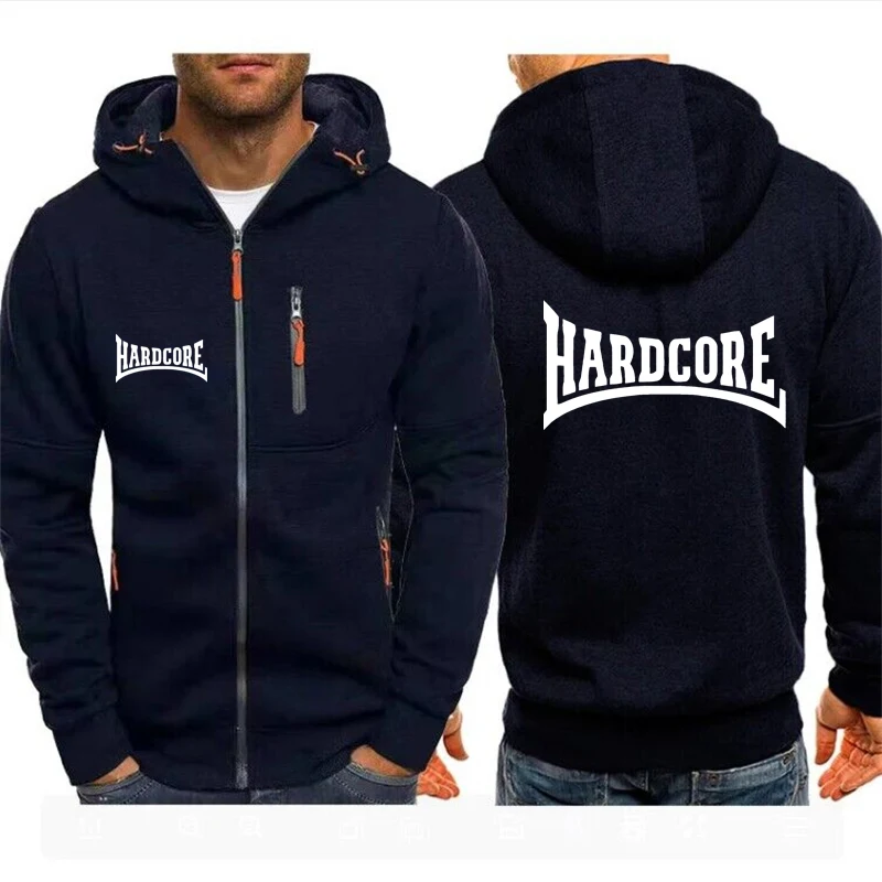 Hoodies Men Jacket Hardcore Ma1 Bomber Print Casual HipHop Harajuku Hooded Sweatshirts Mens Zipper Jacket Man Hoody Clothing