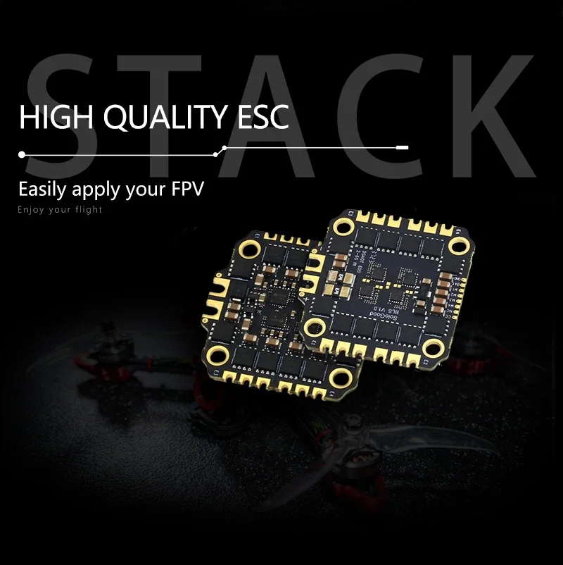 SoloGood F405 55A Stack 30.5X30.5mm ICM42688P BLS55A 4in1 ESC 2-6S FC&ESC iNAV Betaflight Konfigurierbar – Detail 5