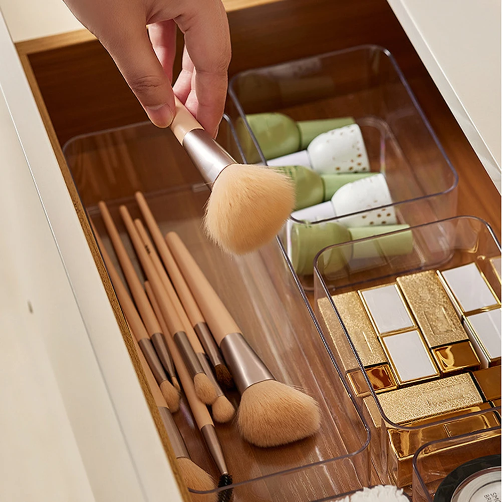 

2pcs Box Household Organizer Drawer Divider Multi-Function Room Home Kitchen Convenient Drawer Box Bedroom Office Supplies