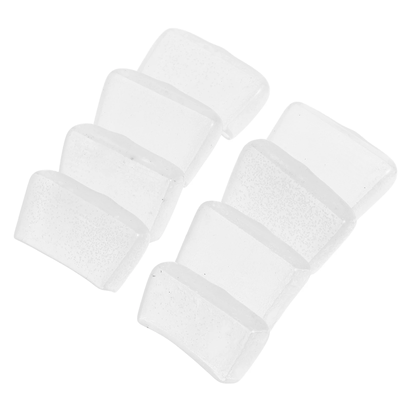 

8pcs Pvc Pliers Tips Lightweight Replacement Rubber Tips For Glass Breaker Running Pliers Protective Covers Stained Glass