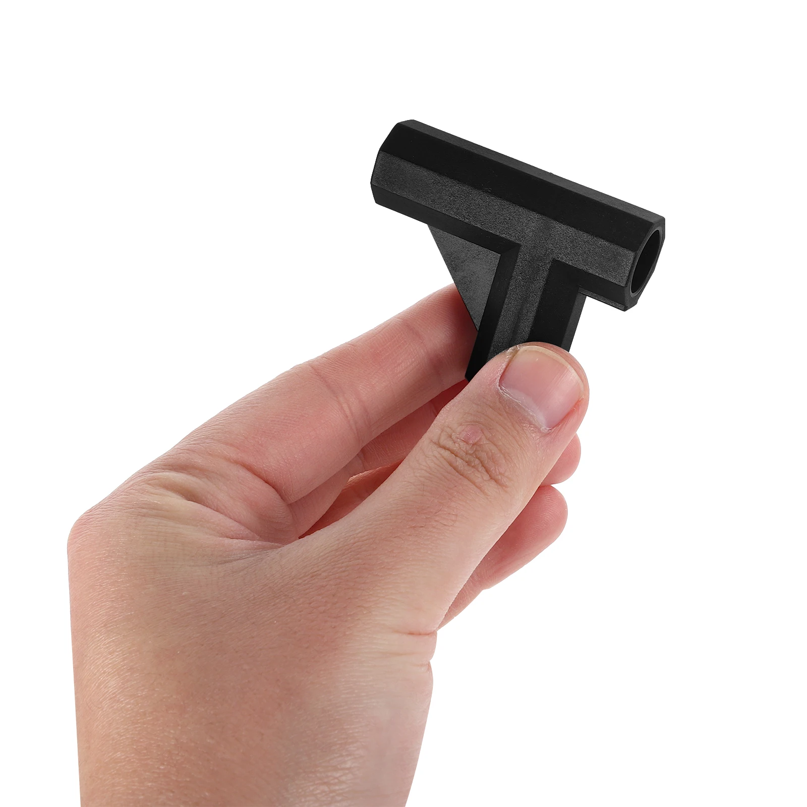 

50pcs Black Nylon Three-Way Connector Outdoor Storage Rack Accessories Suitable For Various Diameters Portable Camping