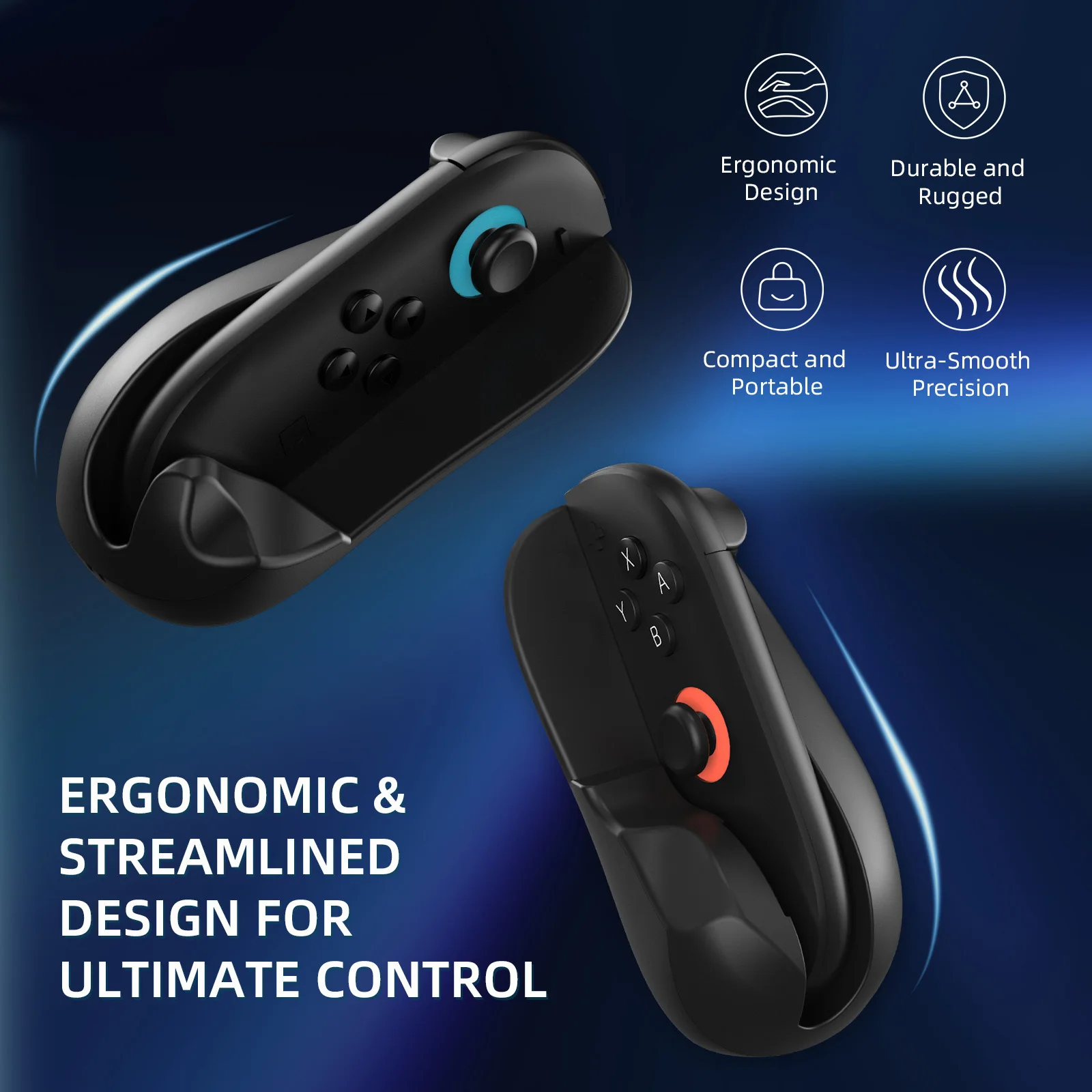 Mouse Controller for Switch 2 Wear Resistant Game Portable Gaming Small Handle Case Kit for NSW2 Joy-Con Joypad Accessories