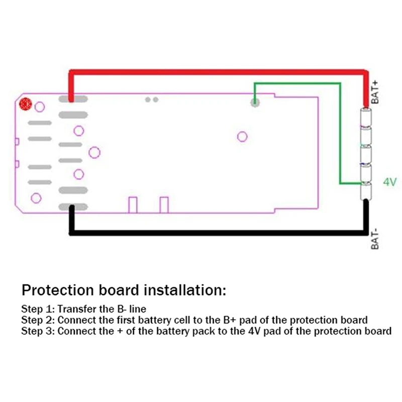 Carte de protection de charge de carte PCB de batterie M18, circuit imprimé pour M18