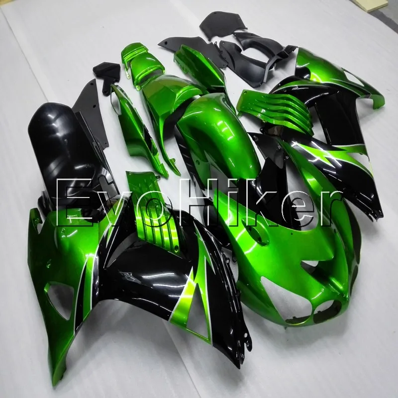 injection Fairings kit for ZX-14R 2006 2007 2008 2009 2010 2011 green black ZX14R 06 07 08 09 10 11 Full fairing kits