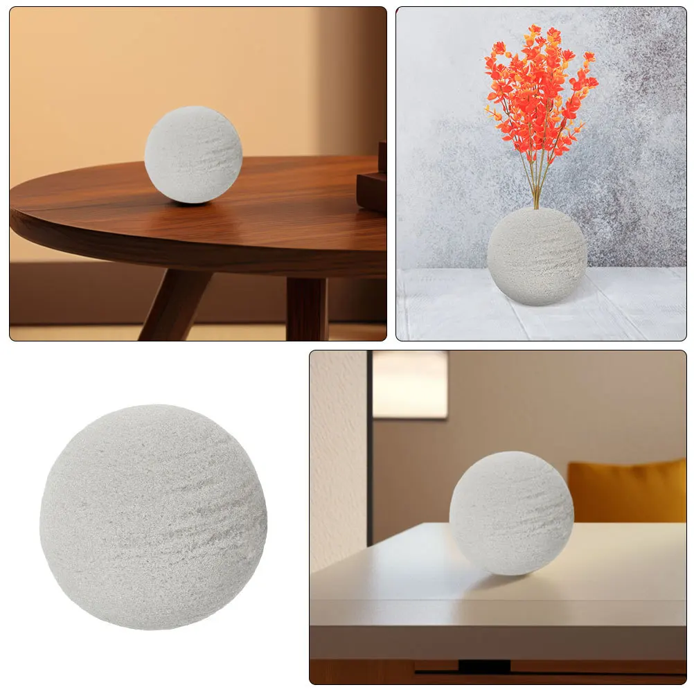 2 قطعة كرة زهرية الزفاف 3.54In كتل رغوة الأزهار المستديرة للزهور الاصطناعية الطازجة ترتيب بها بنفسك ديكور رغوة النبات كروية #6