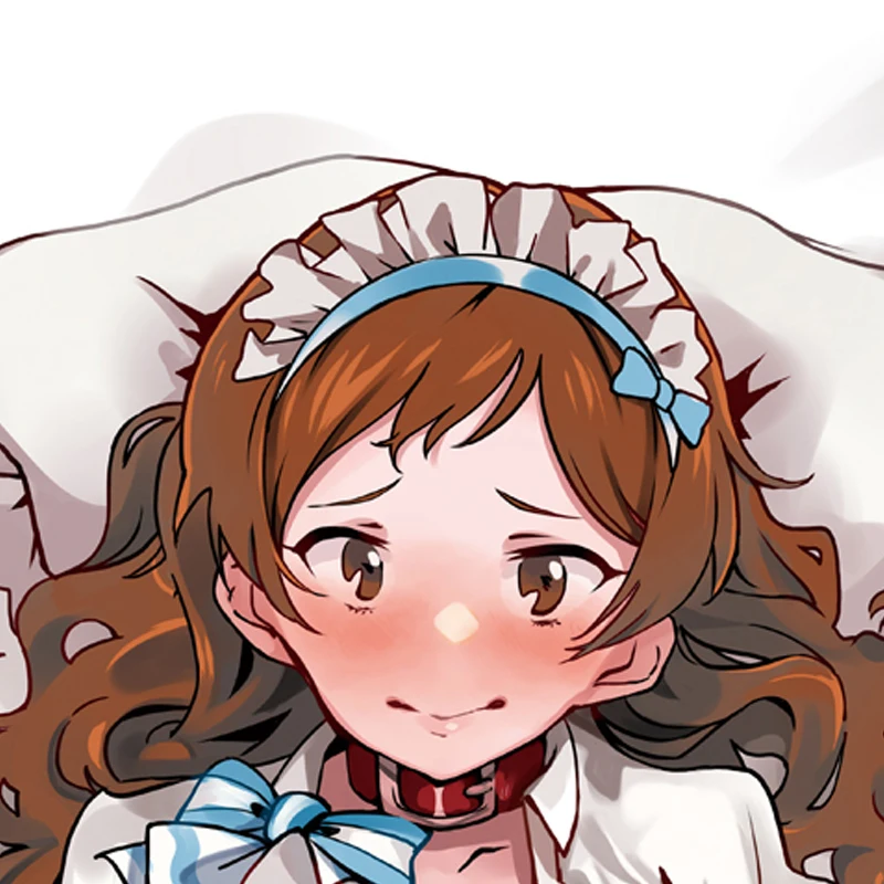 

Dakimakura Anime Pillow Cover Kanako Mimura Double Sided Print 2Way Cushion Cover Xmas Gifts
