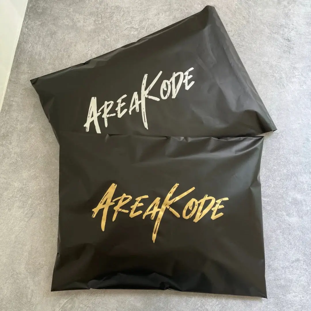 Schwarze Express-Geschenkverpackungstasche, wasserdichte Plastiktasche, Transportprodukt, selbstversiegelte Tasche, individueller Logodruck – Detail 13
