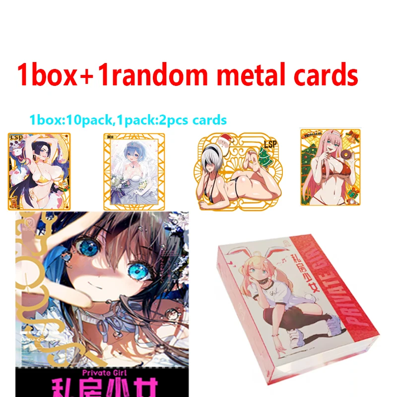 2024 Newest Godd Private Girl Collection Goddess Story Waifu Booster Box Bikini Swimsuit CCG ACG TCG World Trading Hobbies Gift